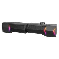 Rampage Elegant X10 2.0 Bluetooth'lu Rms 3W*2 RGB Işıklı Multimedia Usb 5V 45dB Gaming Oyuncu Speaker